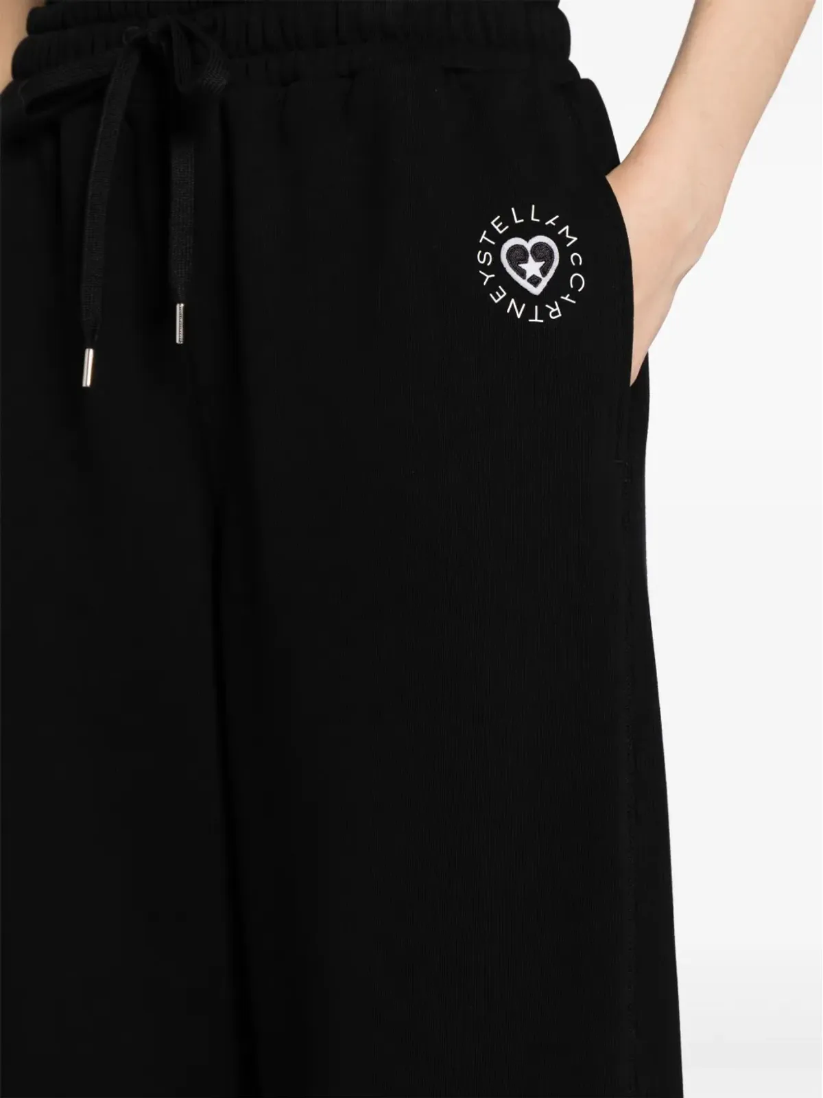 Stella McCartney ロゴパッチ コットン トラックパンツ - ブラック - 画像5