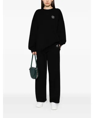 Stella McCartney ロゴパッチ コットン トラックパンツ - ブラック - サムネイル2