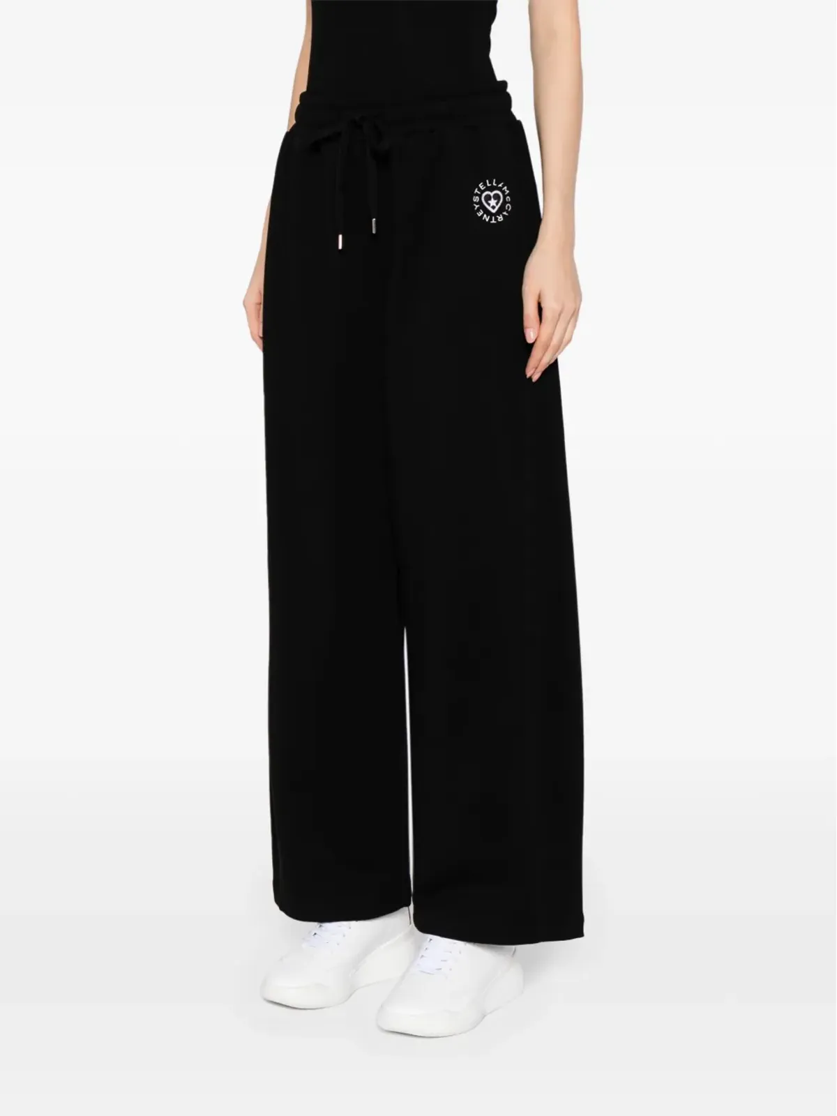 Stella McCartney ロゴパッチ コットン トラックパンツ - ブラック - 画像3