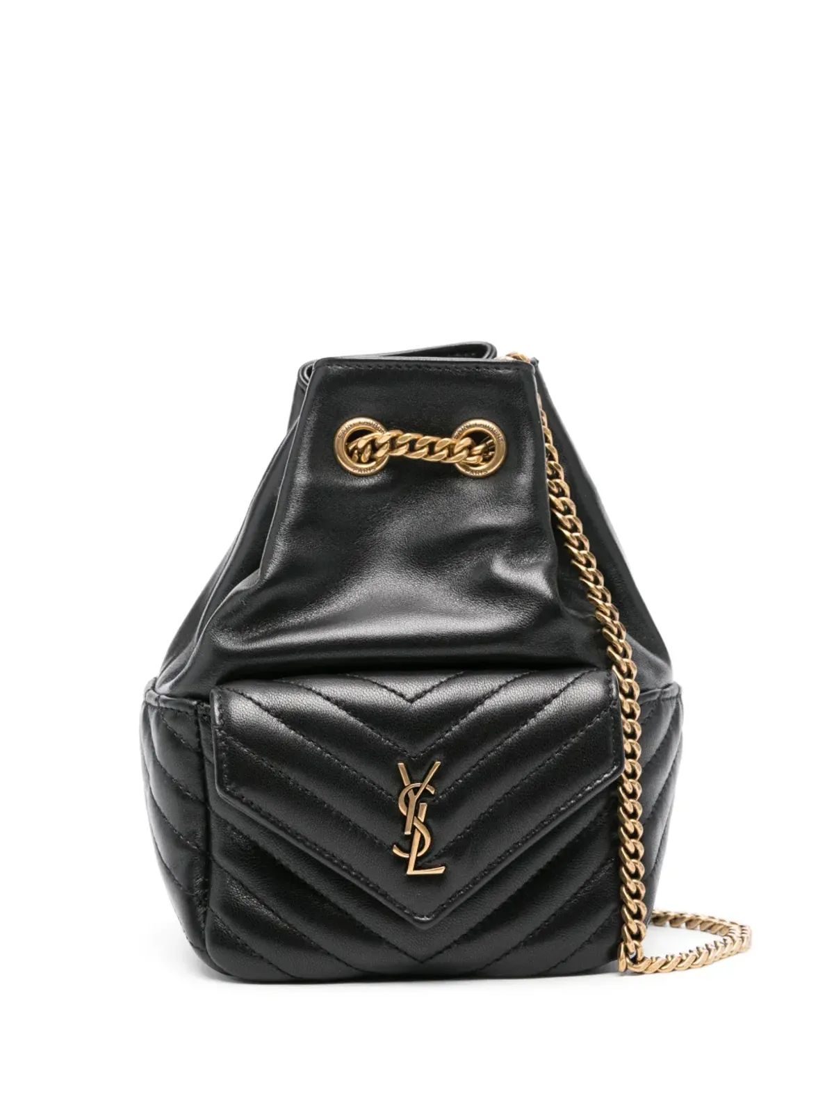 Saint Laurent ジョー キルテッド バックパック - ブラック - 画像1