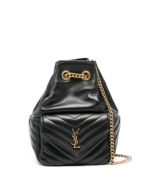 Saint Laurent ジョー キルテッド バックパック - ブラック - サムネイル1