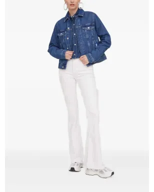 Karl Lagerfeld ロゴパッチ デニムジャケット ブルー - サムネイル2