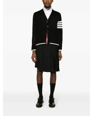 Thom Browne 4-Bar ウールカーディガン - ブラック - サムネイル2
