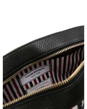 Thom Browne 4バー・パッチ レザー カメラバッグ - ブラック - サムネイル4