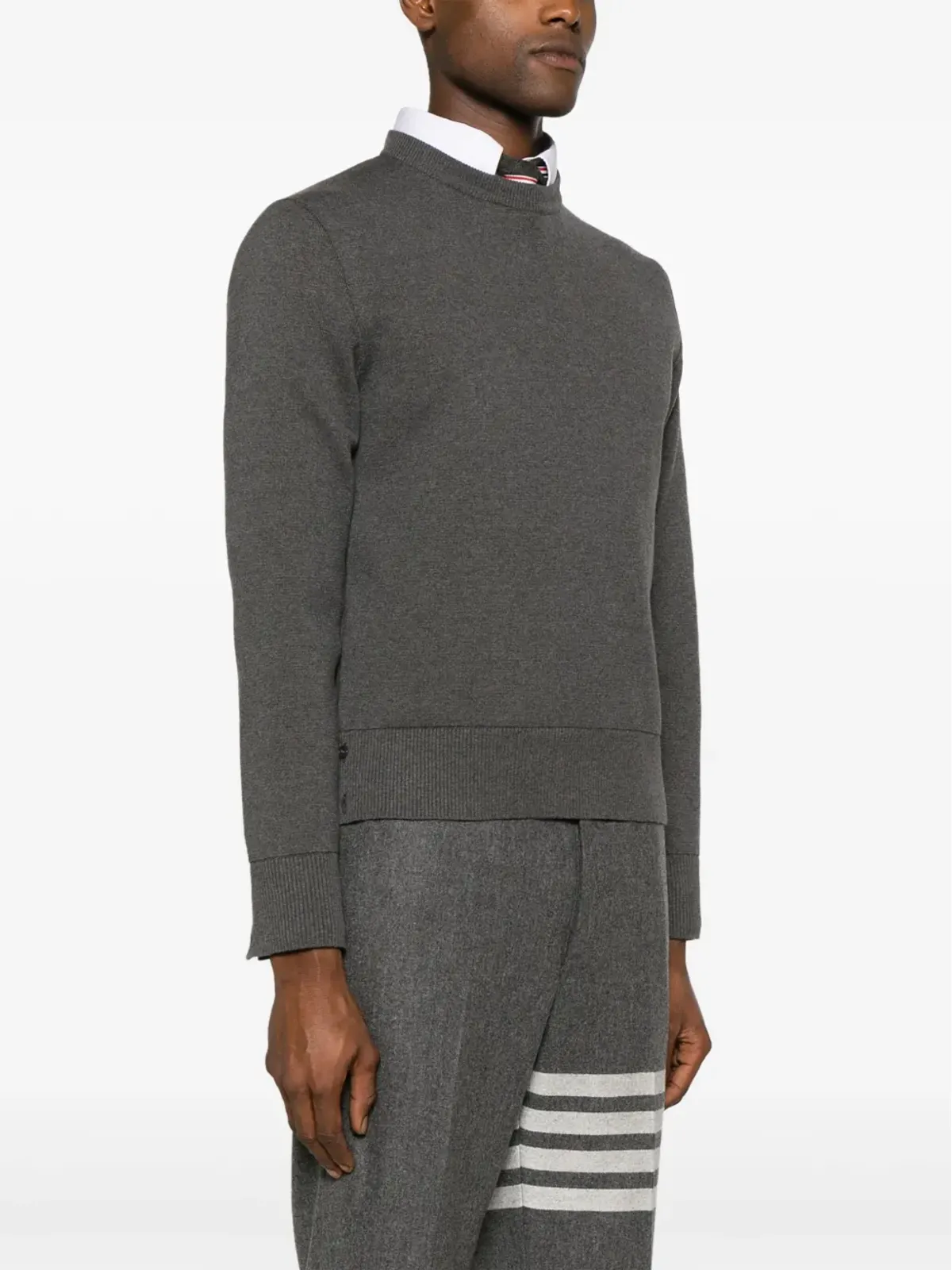 Thom Browne クルーネック コットン ジャンパー - 画像3