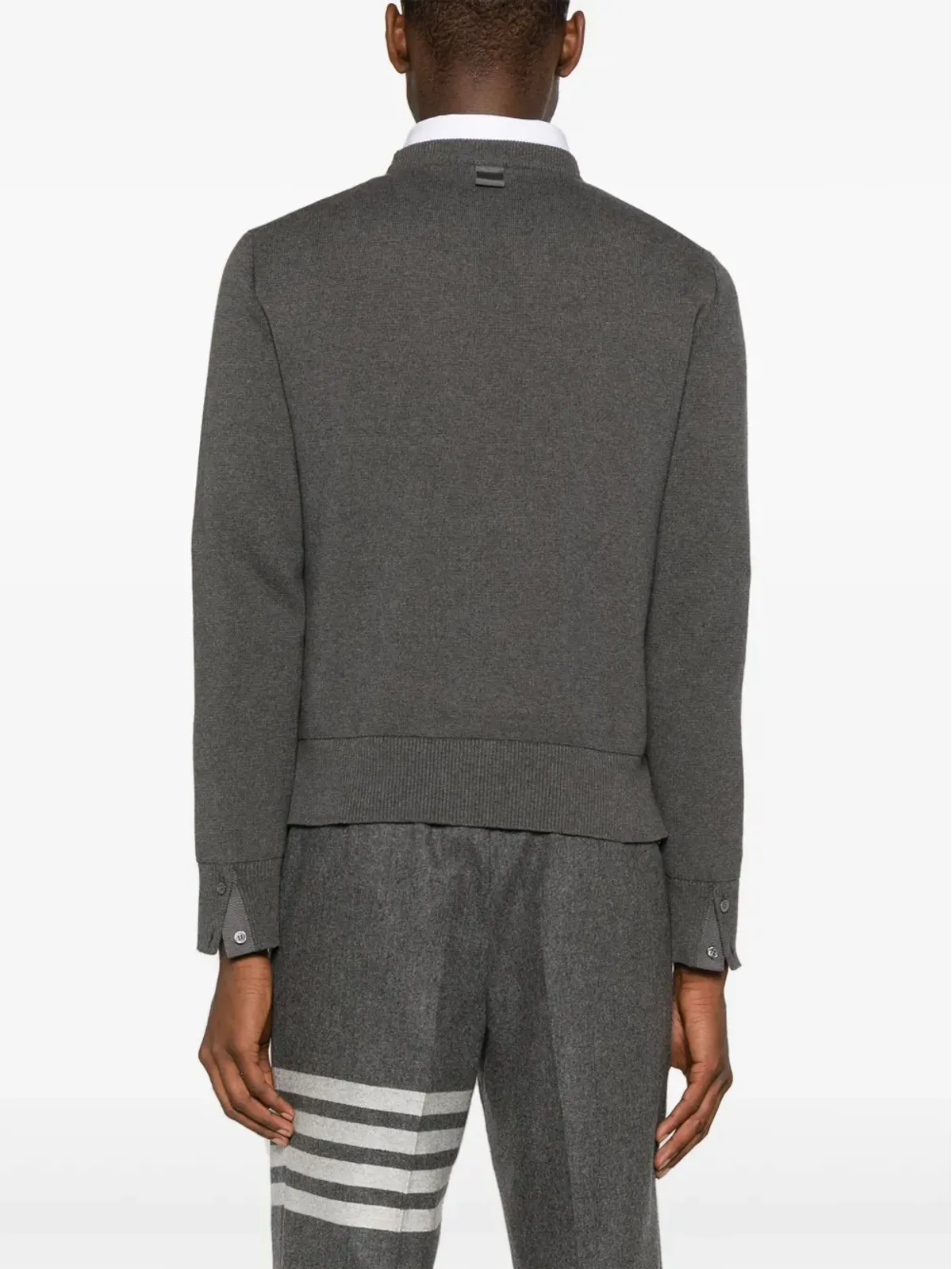 Thom Browne クルーネック コットン ジャンパー - 画像4