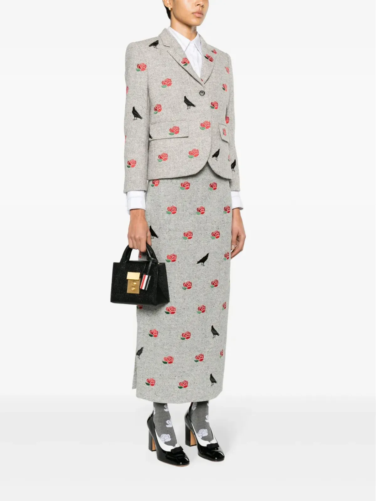 Thom Browne ミニ Mr. Thom トートバッグ - 画像2