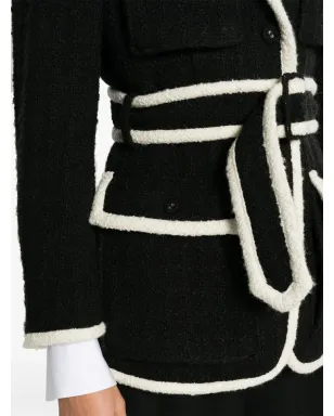 Thom Browne ベルト付きツイードジャケット - サムネイル5