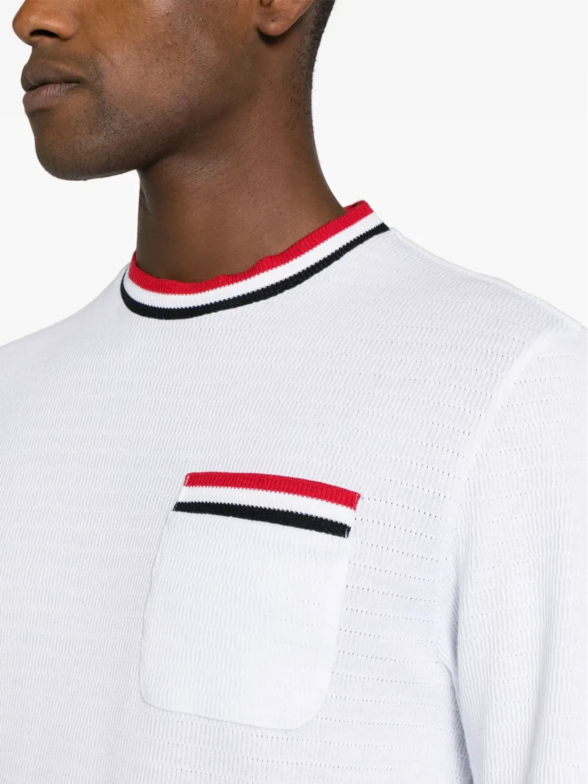 Thom Browne ポイント柄コットンTシャツ - 画像5