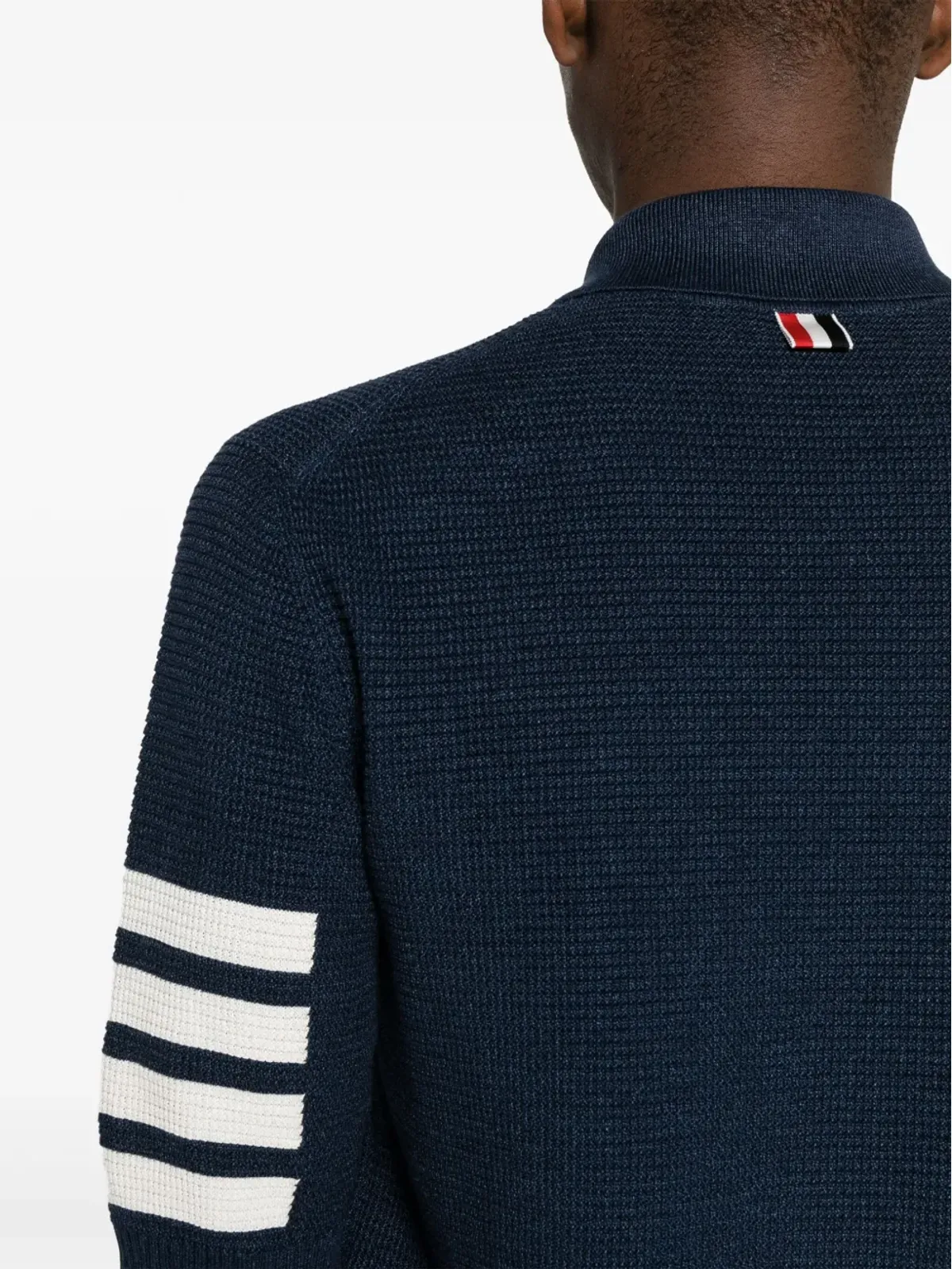 Thom Browne ポロシャツ 4-Barリネン混紡 - 画像5