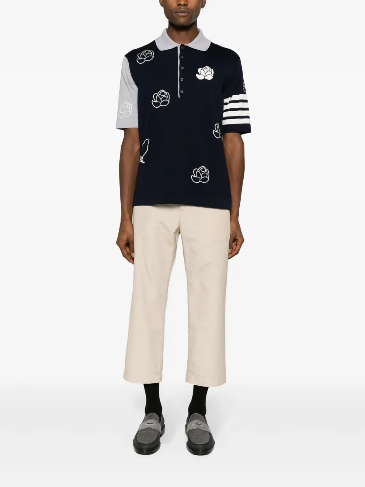 Thom Browne タイプライタークロス ストレートトラウザー - 画像2