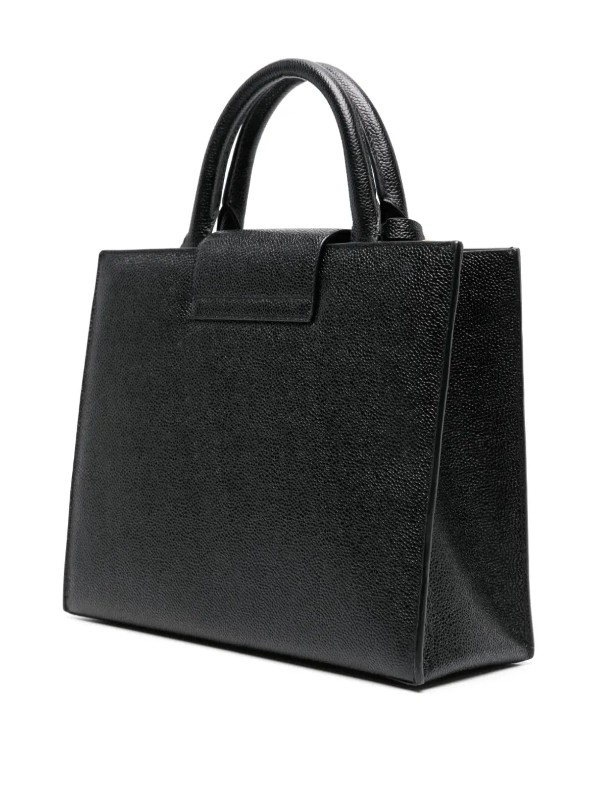 Thom Browne ミニ Mr. Thom レザートートバッグ - ブラック - 画像3