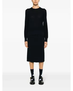 Thom Browne クルーネック ヴァージンウール セーター - ブルー - サムネイル2
