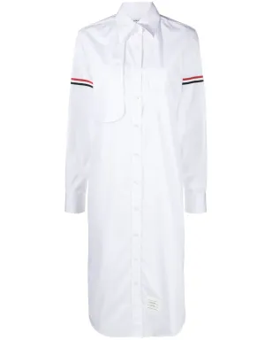 Thom Browne コットン ミディ丈 シャツドレス - ホワイト - サムネイル1