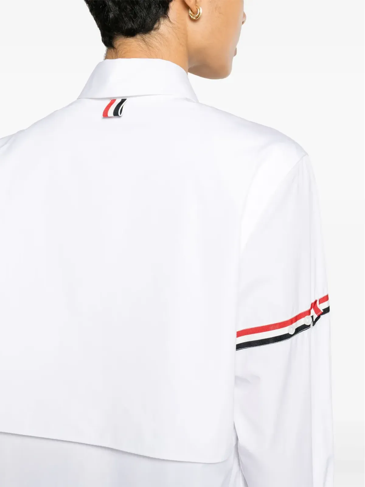 Thom Browne コットン ミディ丈 シャツドレス - ホワイト - 画像5