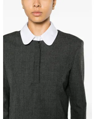 Thom Browne バージンウール シフトミニドレス - サムネイル5