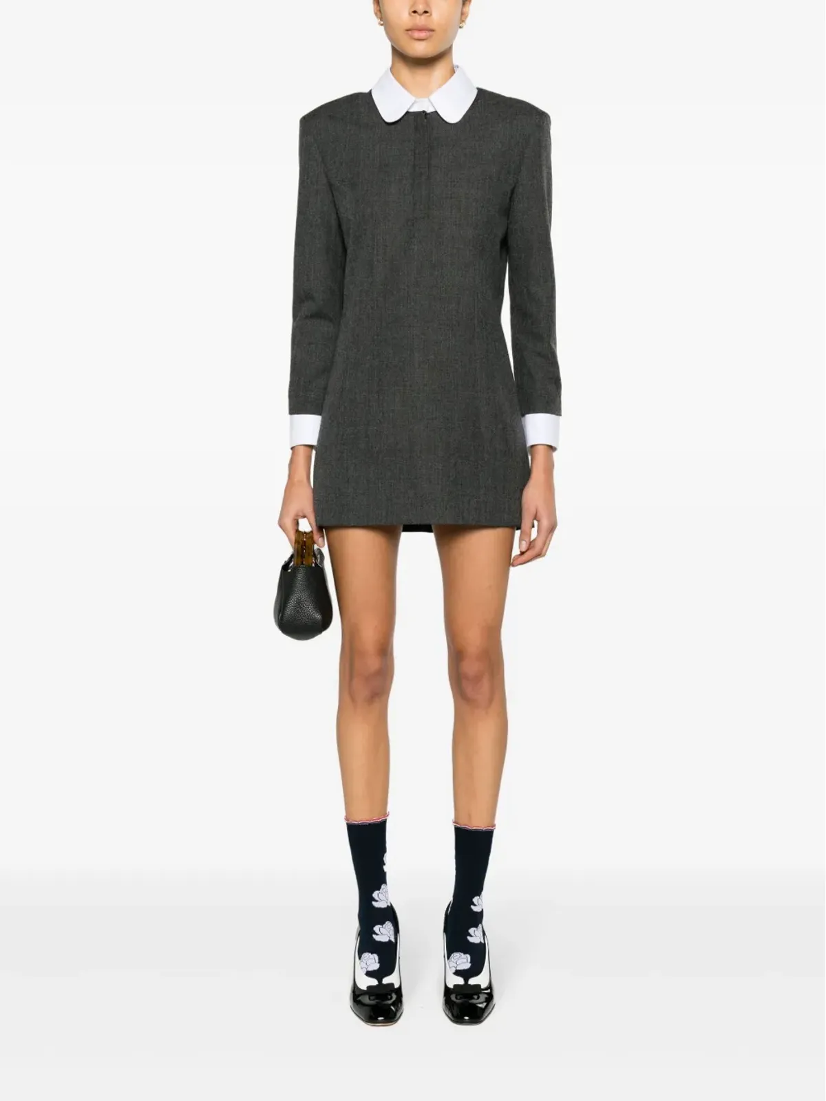 Thom Browne バージンウール シフトミニドレス - 画像2