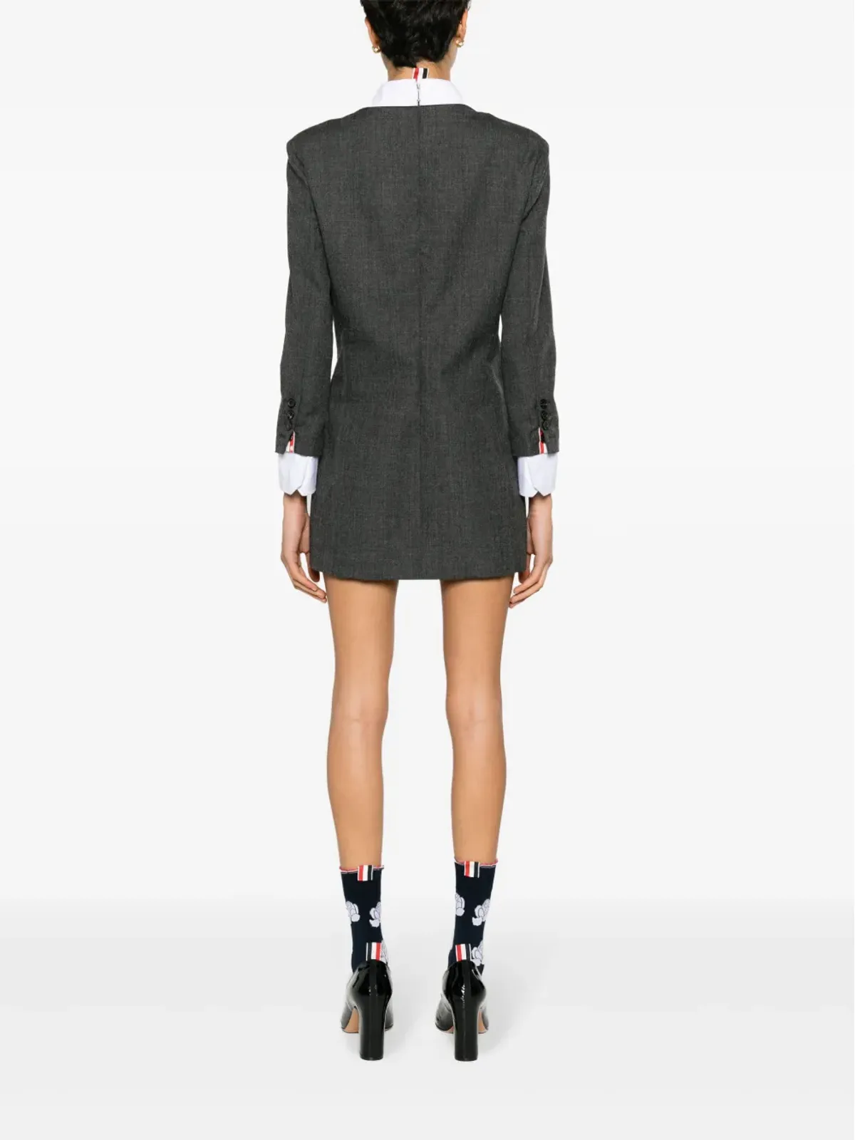 Thom Browne バージンウール シフトミニドレス - 画像4