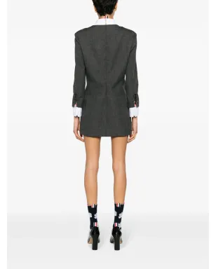 Thom Browne バージンウール シフトミニドレス - サムネイル4