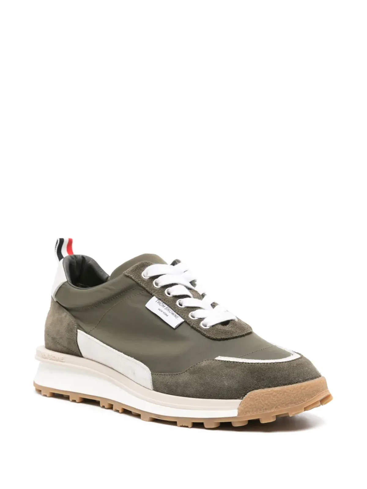Thom Browne アルムニ スエードスニーカー - グリーン - 画像2