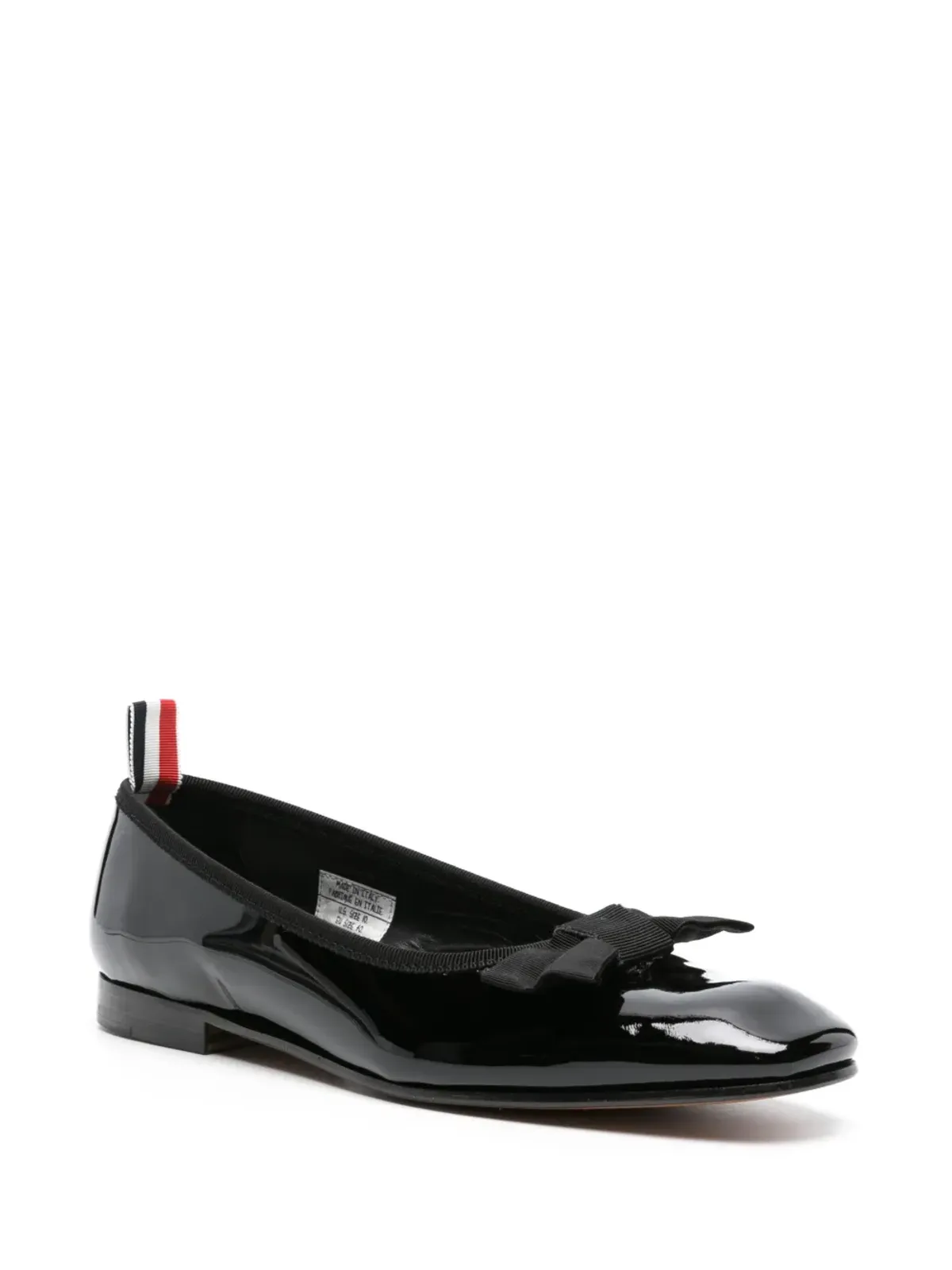 Thom Browne オペラ パテント バレリーナシューズ - ブラック - 画像2