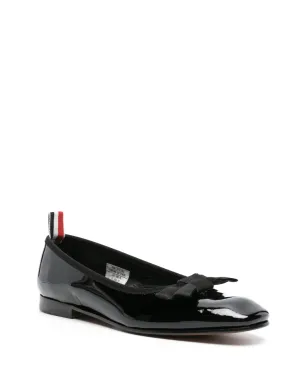 Thom Browne オペラ パテント バレリーナシューズ - ブラック - サムネイル2