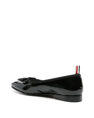 Thom Browne オペラ パテント バレリーナシューズ - ブラック - サムネイル3