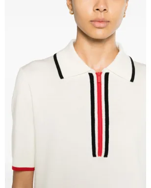 Thom Browne RWBストライプのバージンウールドレス - ニュートラルカラー - サムネイル5