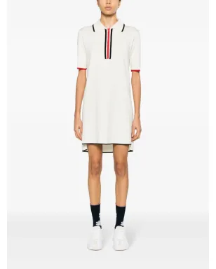 Thom Browne RWBストライプのバージンウールドレス - ニュートラルカラー - サムネイル2