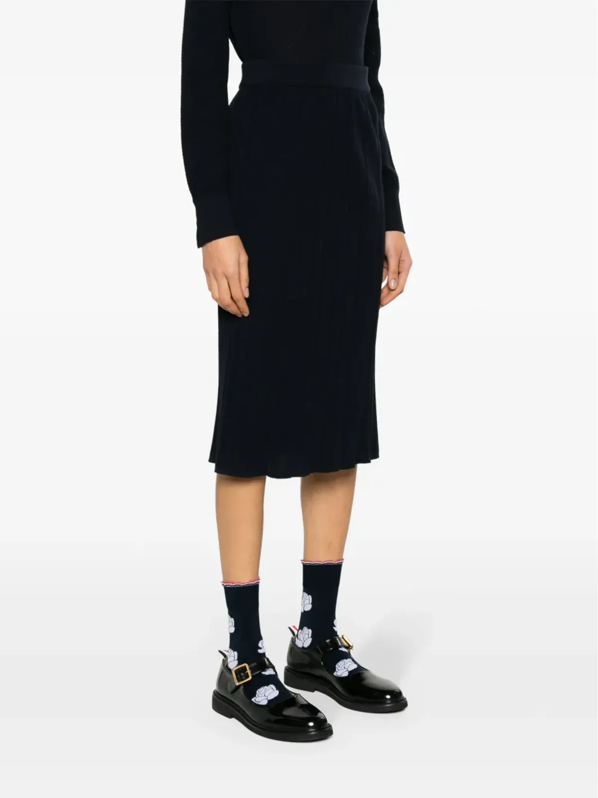 Thom Browne プリッセ ヴァージンウール ミディスカート - 画像3