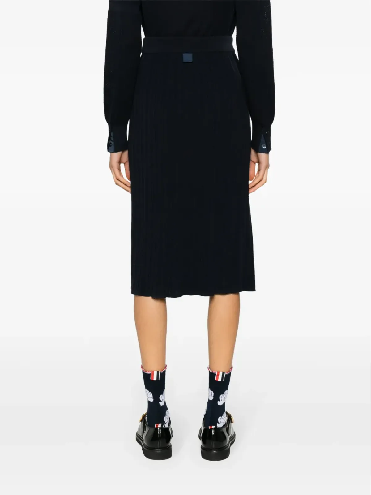 Thom Browne プリッセ ヴァージンウール ミディスカート - 画像4