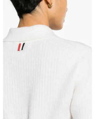 Thom Browne RWBストライプ ニットTシャツ - ホワイト - サムネイル5