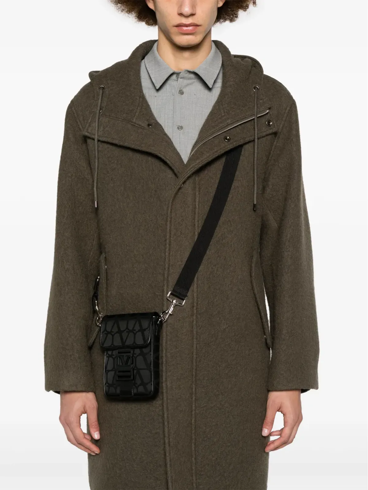 Valentino Garavani Toile Iconographe-print メッセンジャーバッグ - ブラック - 画像2