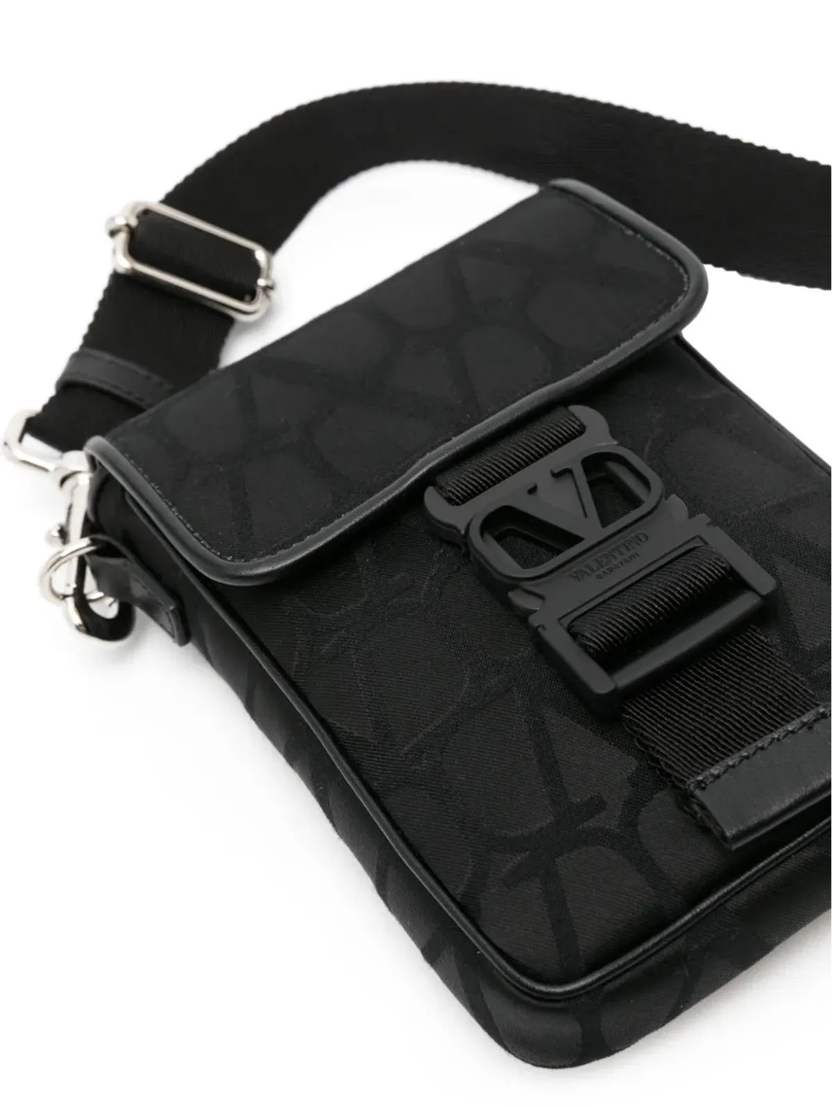 Valentino Garavani Toile Iconographe-print メッセンジャーバッグ - ブラック - 画像4