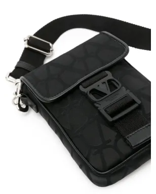 Valentino Garavani Toile Iconographe-print メッセンジャーバッグ - ブラック - サムネイル4