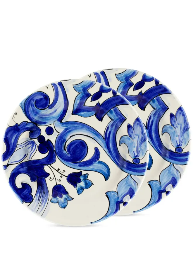 Dolce & Gabbana Dolce & Gabbana Blu Mediterraneo フルーツプレート（2枚セット）の商品画像