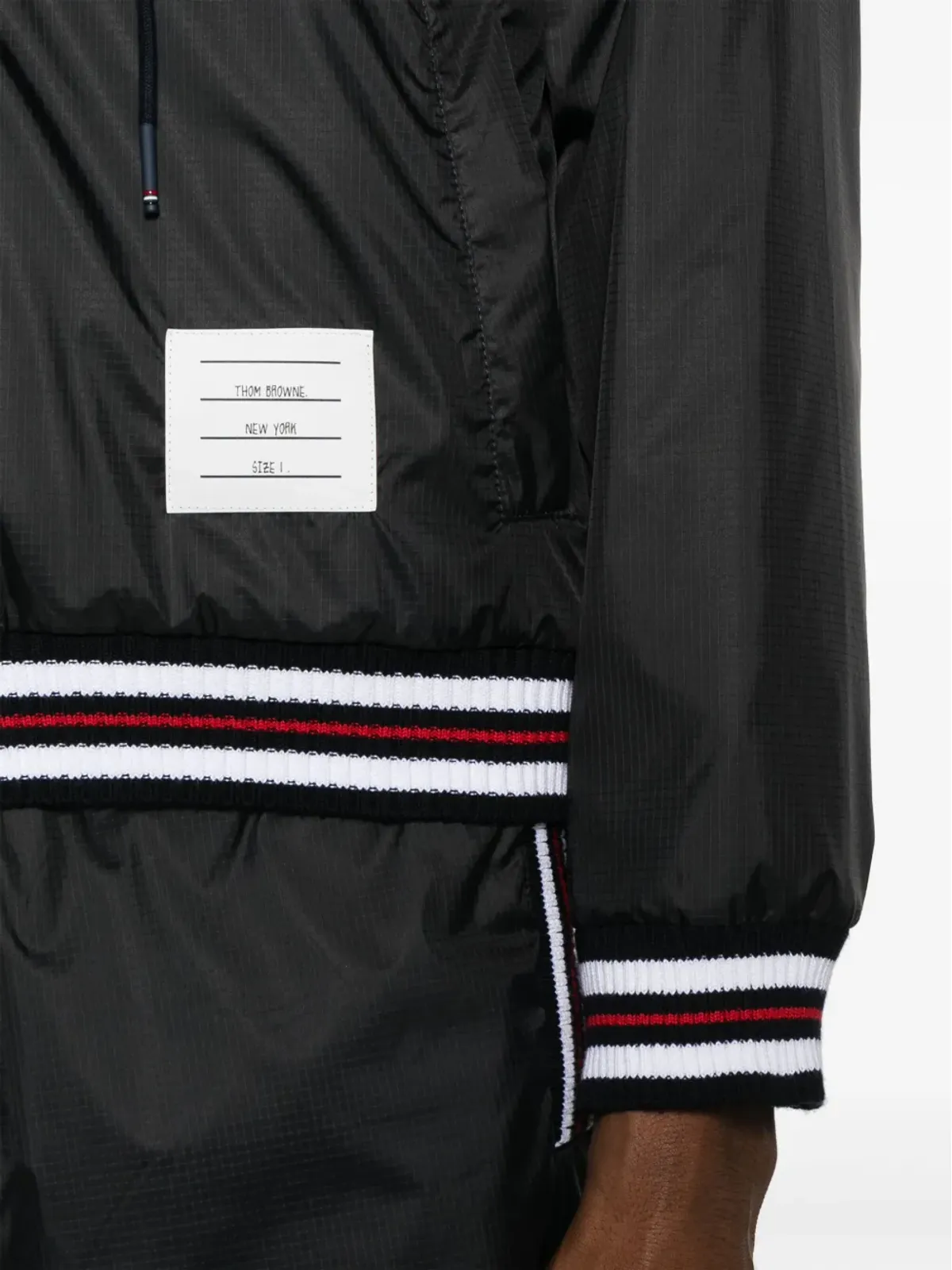 Thom Browne ロゴパッチ付きリップストップ ライトウェイトジャケット - 画像5