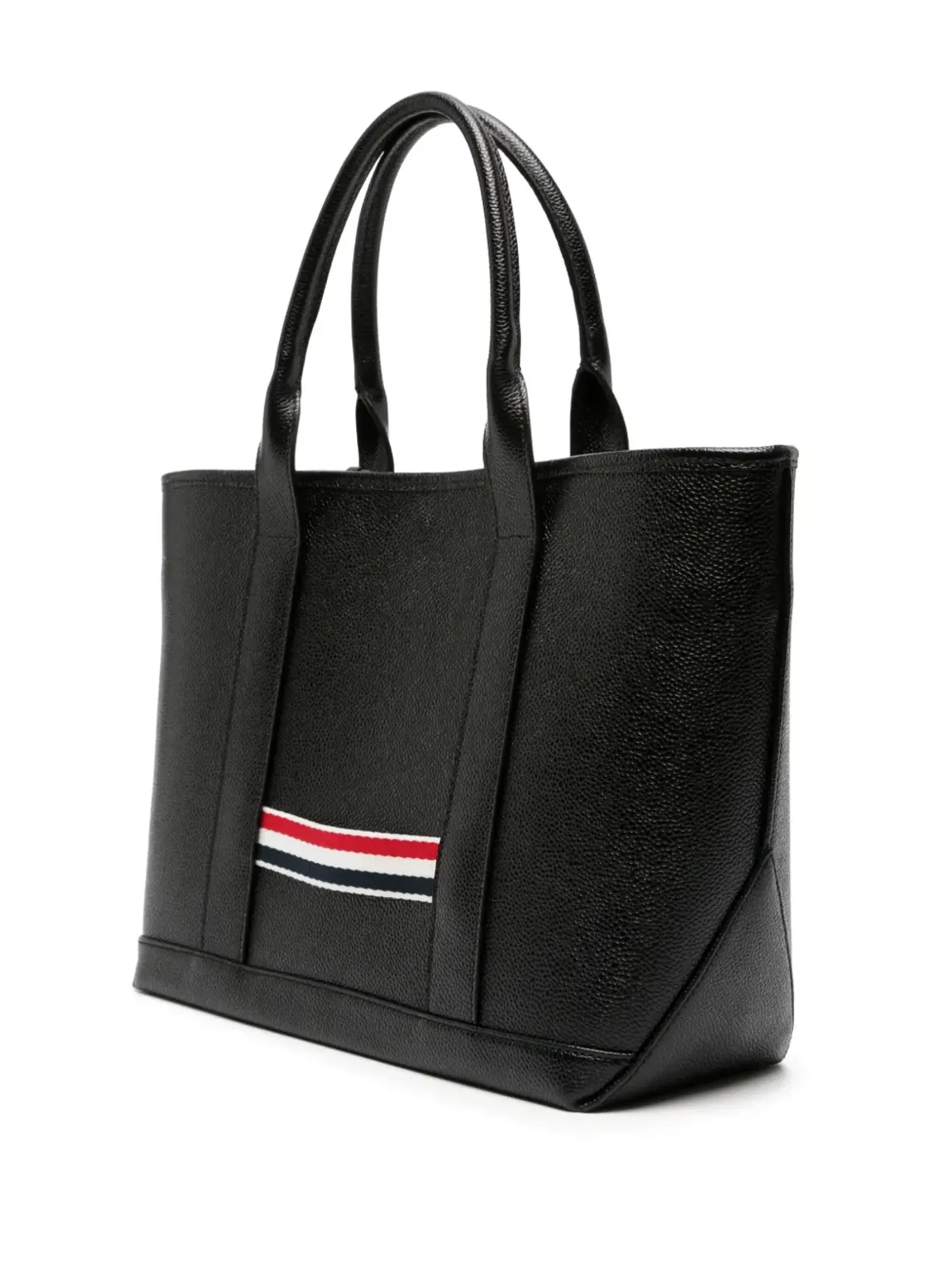 Thom Browne 小型ツールレザー トートバッグ - ブラック - 画像2
