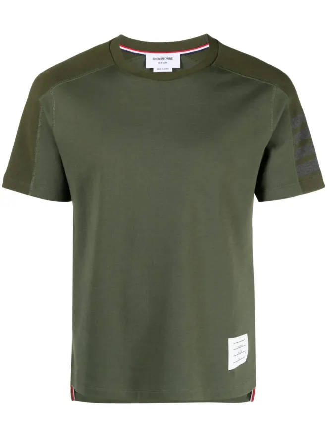 Thom Browne Thom Browne 4-Bar コットンTシャツの商品画像