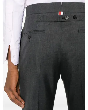 Thom Browne ミッドライズ スキニー・レッグ テーラードパンツ - グレー - サムネイル5