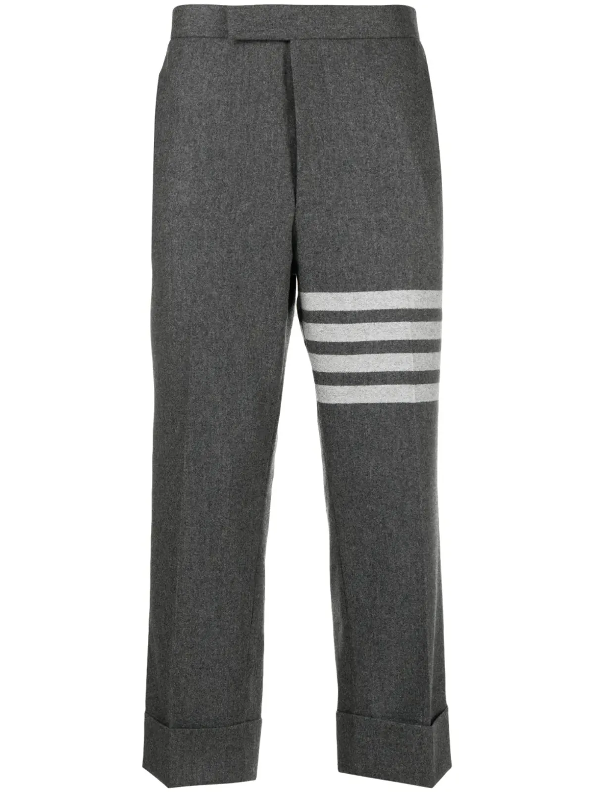 Thom Browne ローライズ ドロップクロッチ テーラードパンツ グレー - 画像1