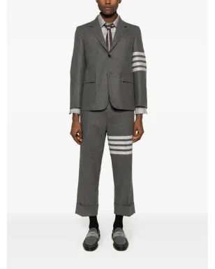 Thom Browne ローライズ ドロップクロッチ テーラードパンツ グレー - サムネイル2