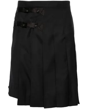 Thom Browne プリーツ入り膝丈ウールスコーツ - サムネイル1