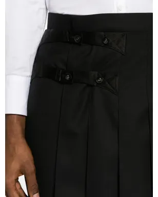 Thom Browne プリーツ入り膝丈ウールスコーツ - サムネイル5