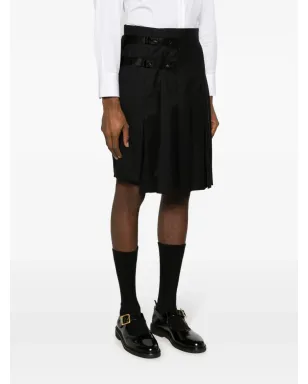 Thom Browne プリーツ入り膝丈ウールスコーツ - サムネイル3