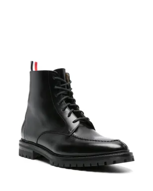 ビンテージ Thom Browne ウィングチップ レザー ブーツ - ブラック - サムネイル2
