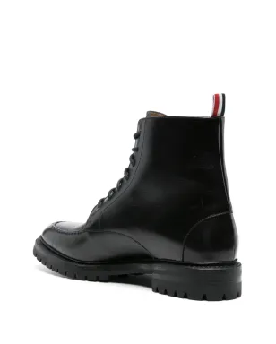 ビンテージ Thom Browne ウィングチップ レザー ブーツ - ブラック - サムネイル3