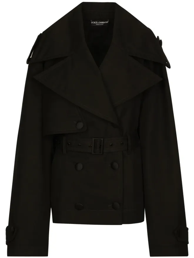 Dolce & Gabbana Dolce & Gabbana ベルト付きダブルブレストジャケットの商品画像