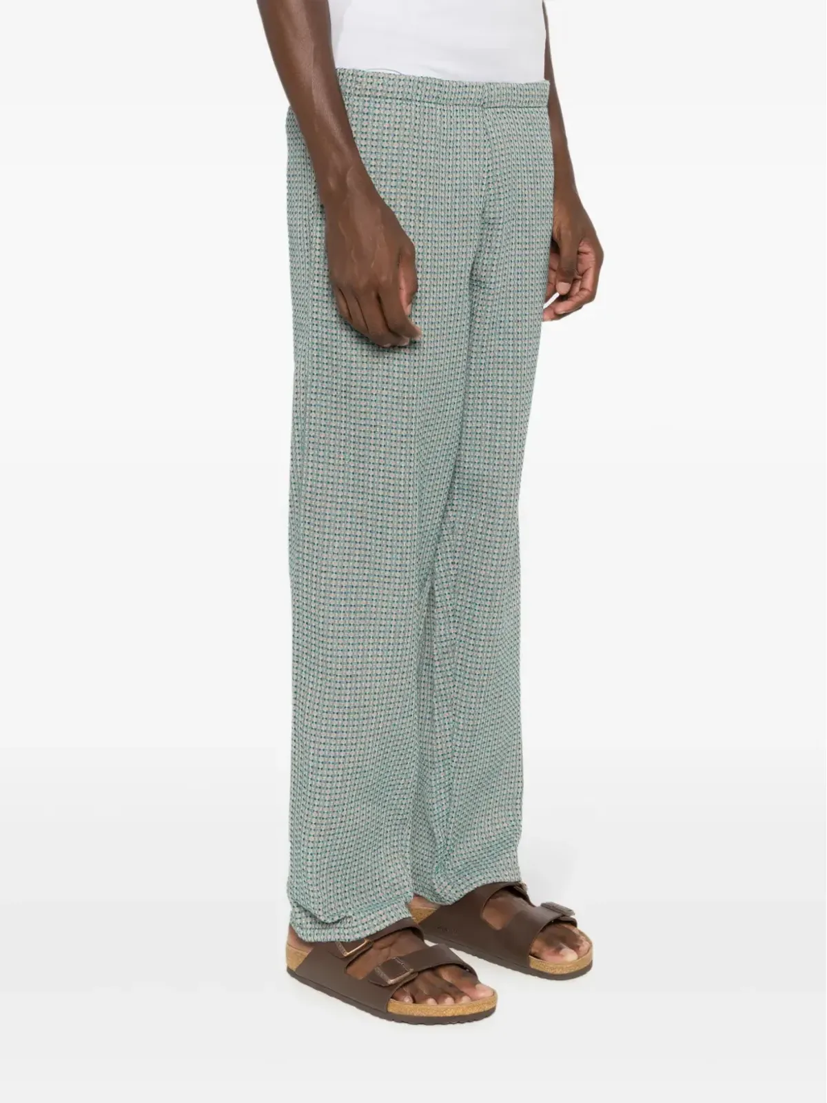Amir Slama クロップドストレートレッグパンツ - 画像3