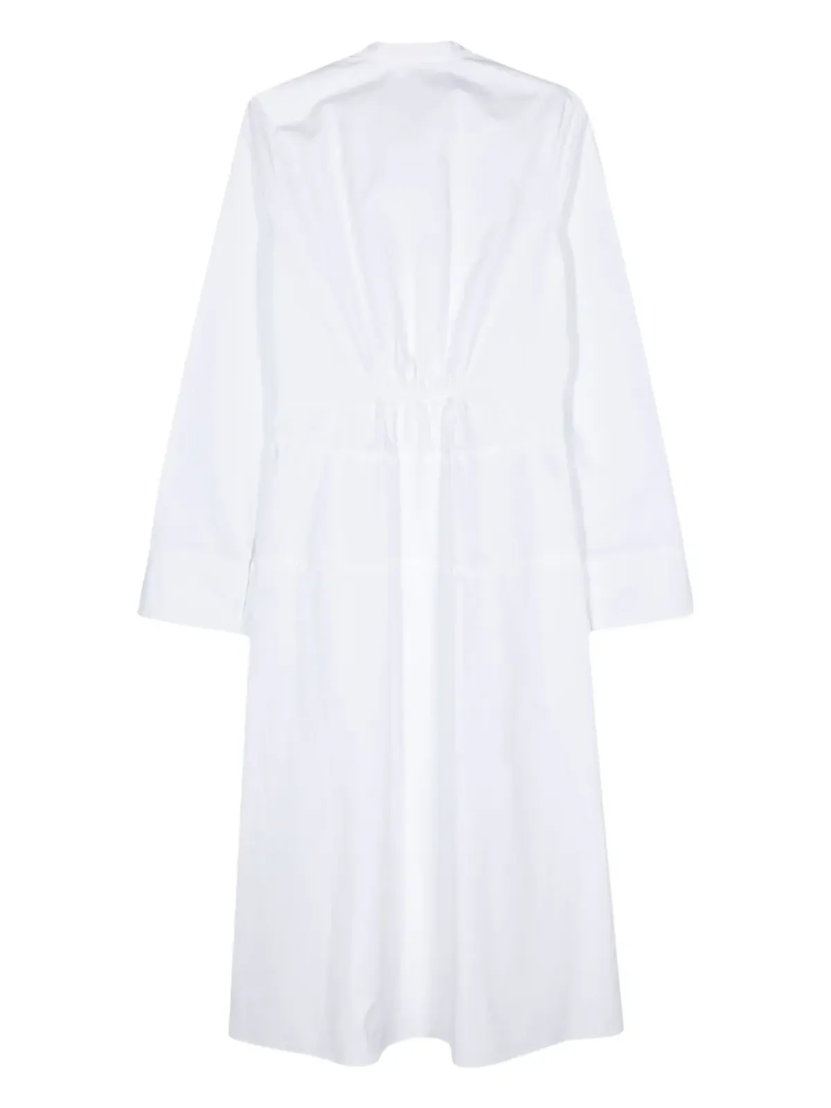 Jil Sander コットンポプリン シャツドレス - ホワイト - 画像2